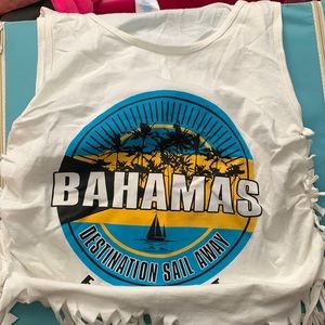 Bahamas T-shirt with Braided sides